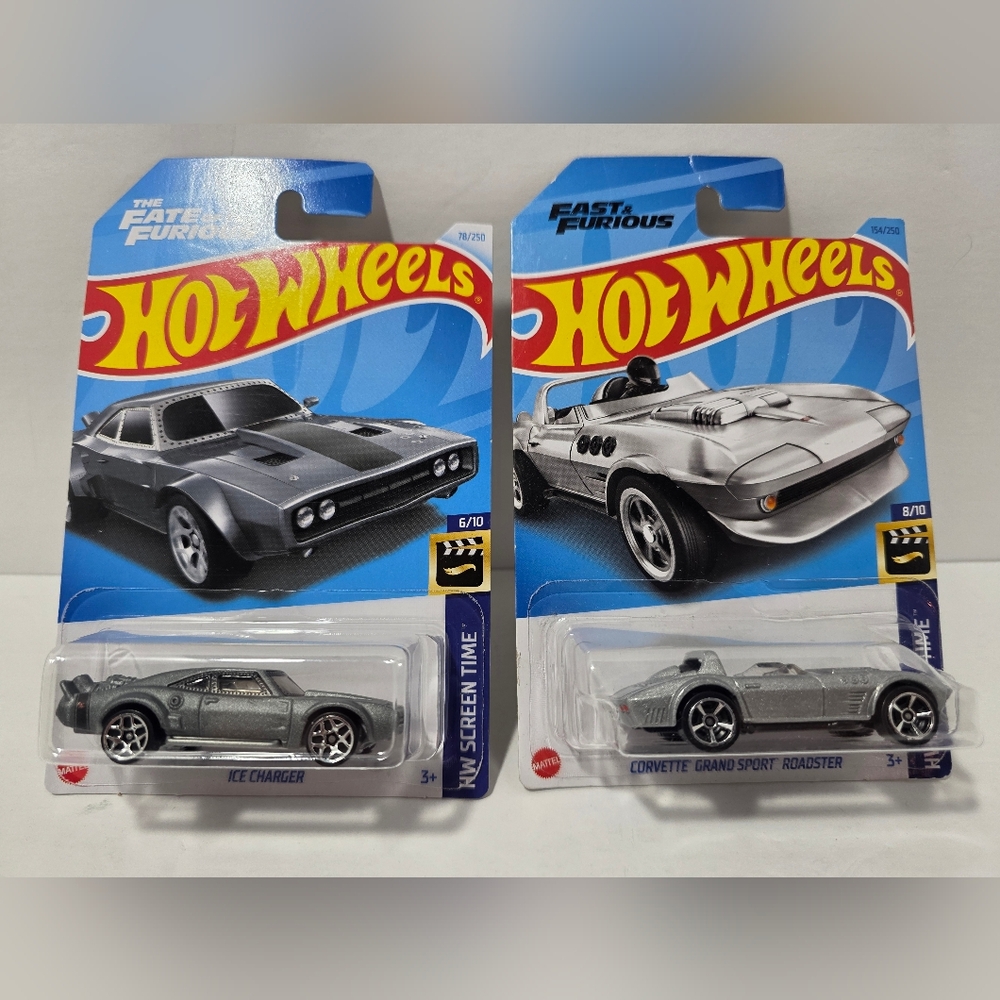 *Special Offer* Hot Wheels Fast & Furious Ice Charger and Corvette
